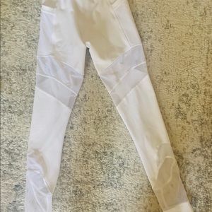 Lulu lemon white yoga tights